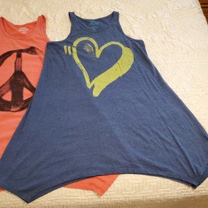 Two Mudd tank Dresses, Kids size 20 1/2